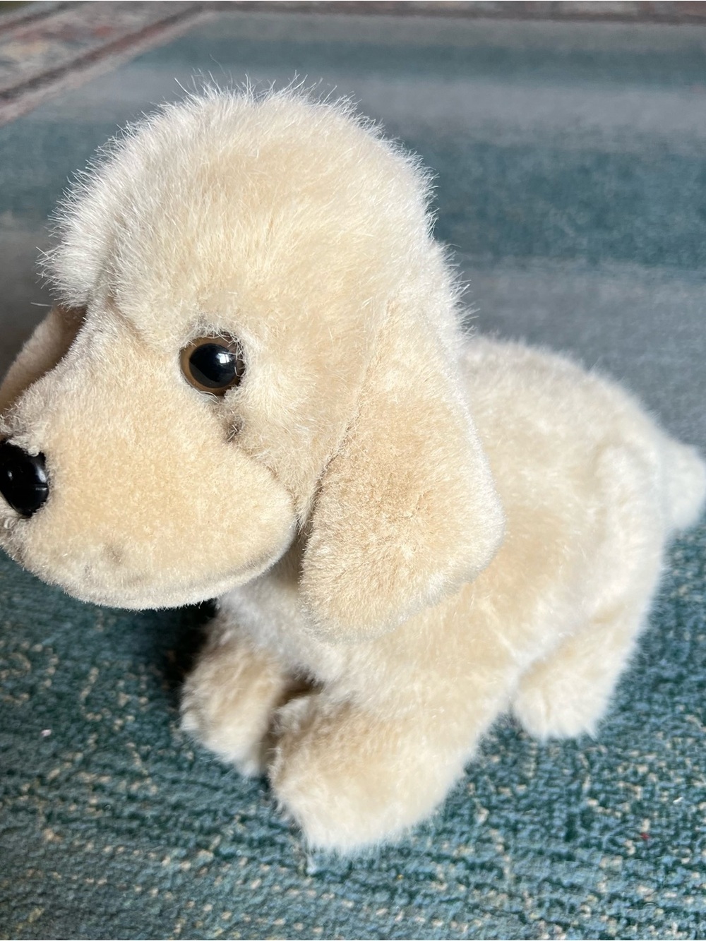 Vintage Royal Plush Cream Puppy Dog Toy - Soft Pet Plush for Dogs Labrador